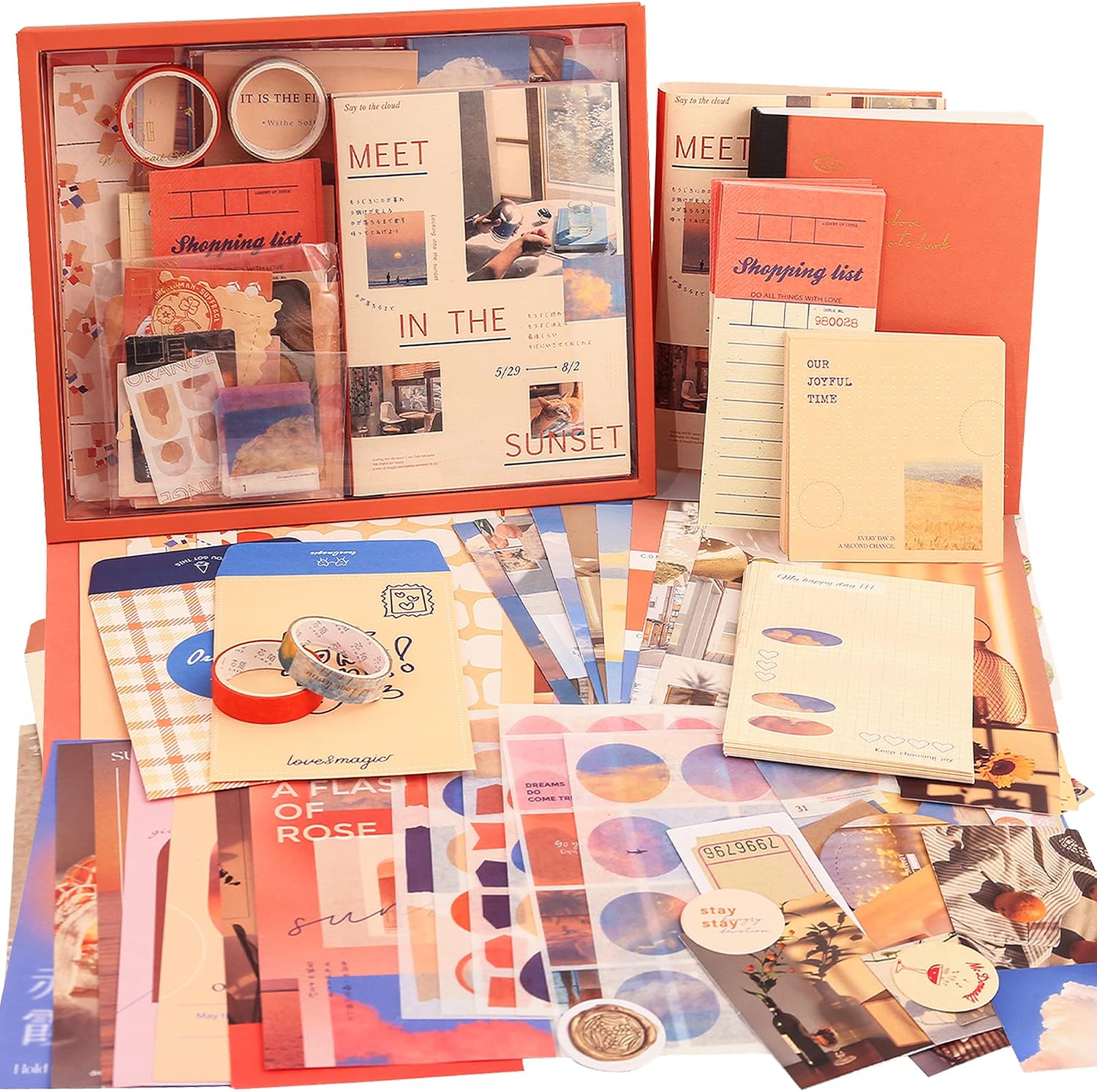 emmoolife 348 Pcs Scrapbooking Supplies Kit
